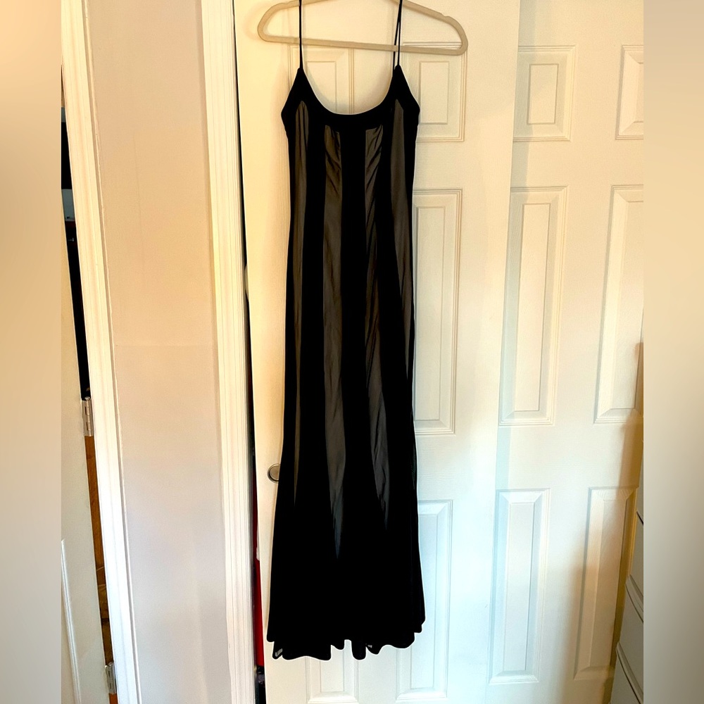 Evening gown black and white size 8 by JSCollections
